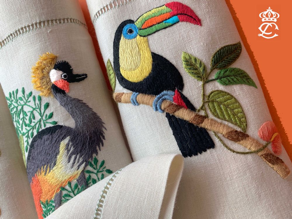 Unique pieces - Placemats and napkins - LINHO DO CASTELO - LIN DE CHATEAU
