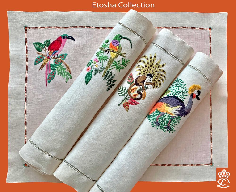 Unique pieces - Placemats and napkins - LINHO DO CASTELO - LIN DE CHATEAU
