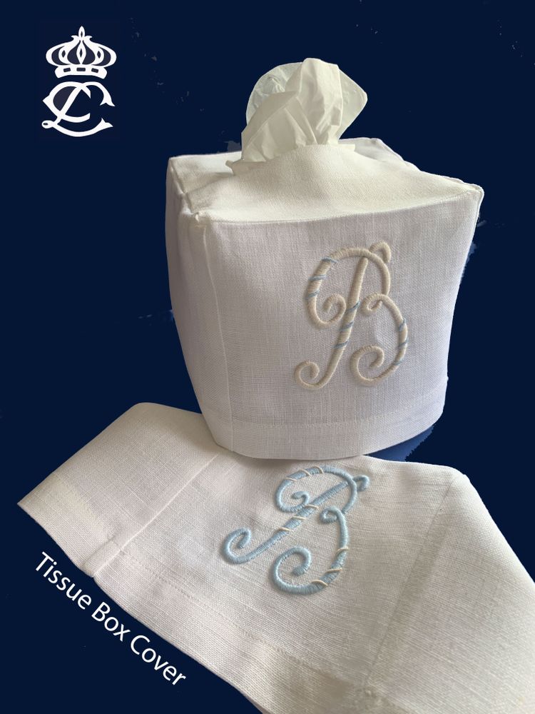 Homewear textile - Housses pour boîtes à mouchoirs - LINHO DO CASTELO - LIN DE CHATEAU