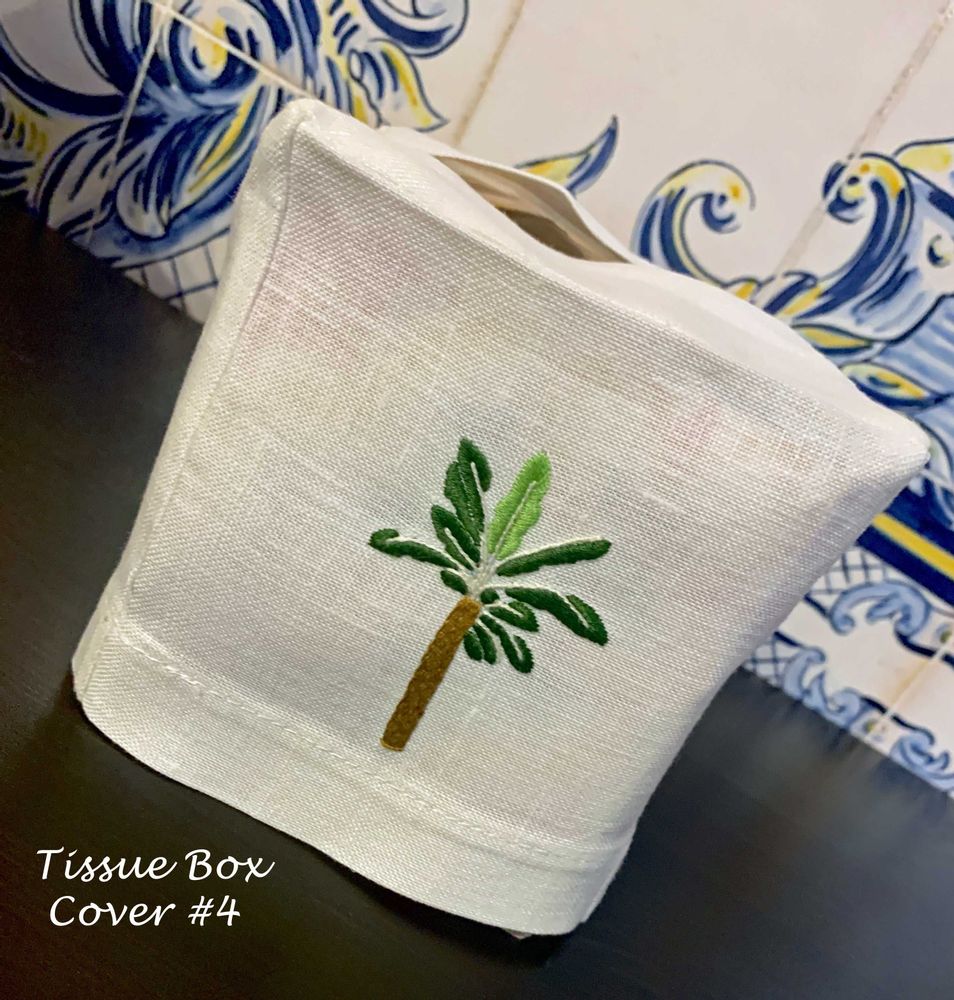 Homewear textile - Housses pour boîtes à mouchoirs - LINHO DO CASTELO - LIN DE CHATEAU