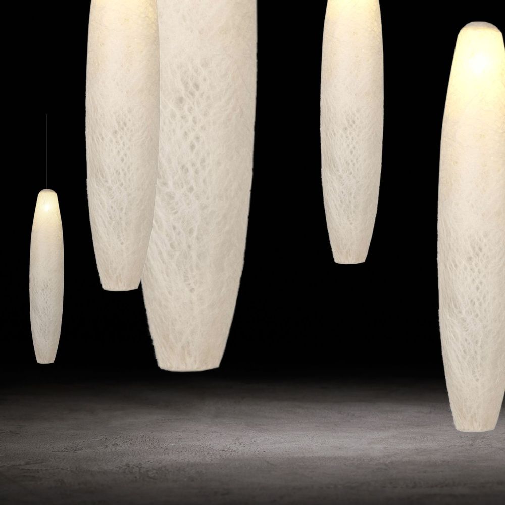 Hanging lights - OGIVE Suspension" Quartz " - MURIEL UGHETTO
