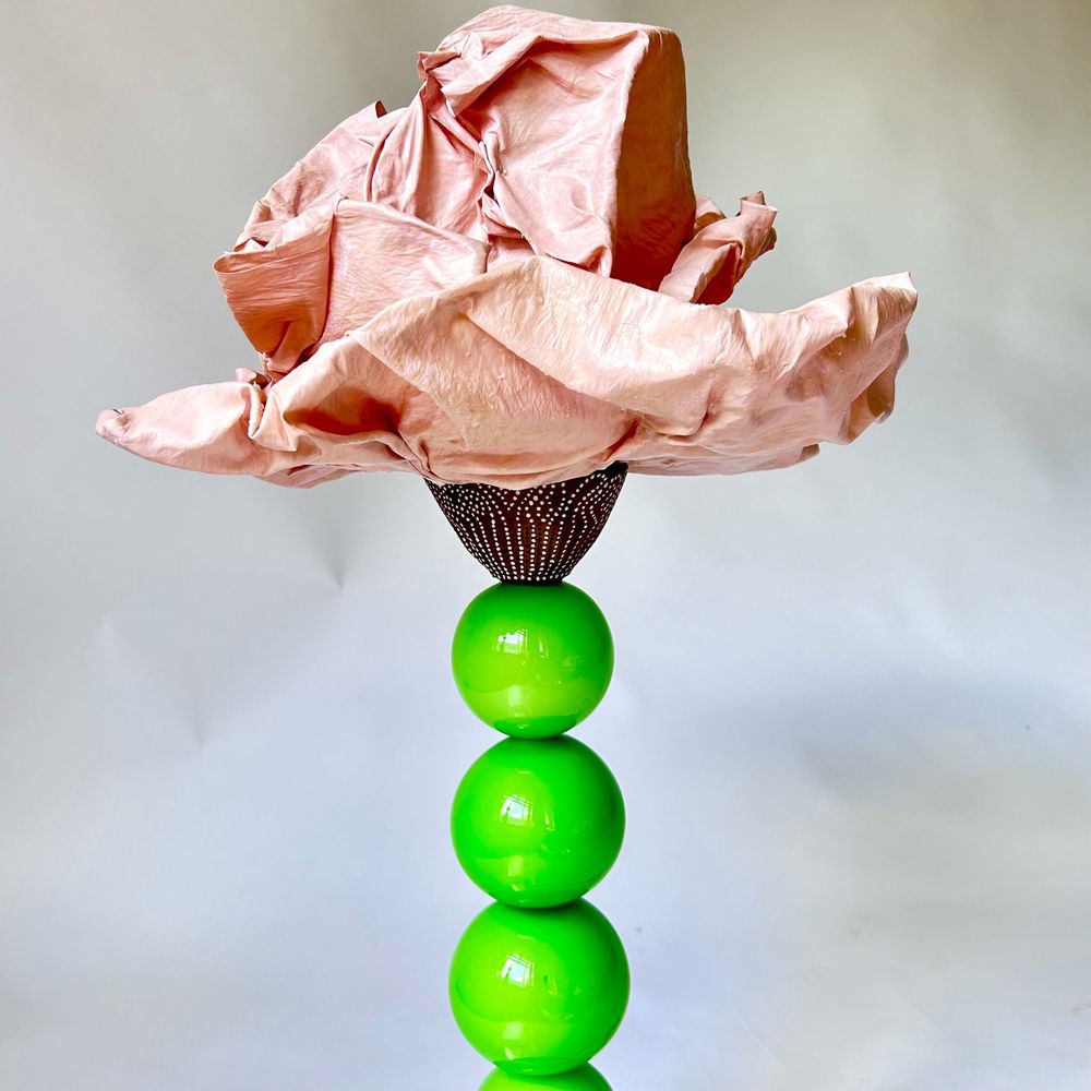 Table lamps - Pom Pom Flower Glass - MARINA BLANCA