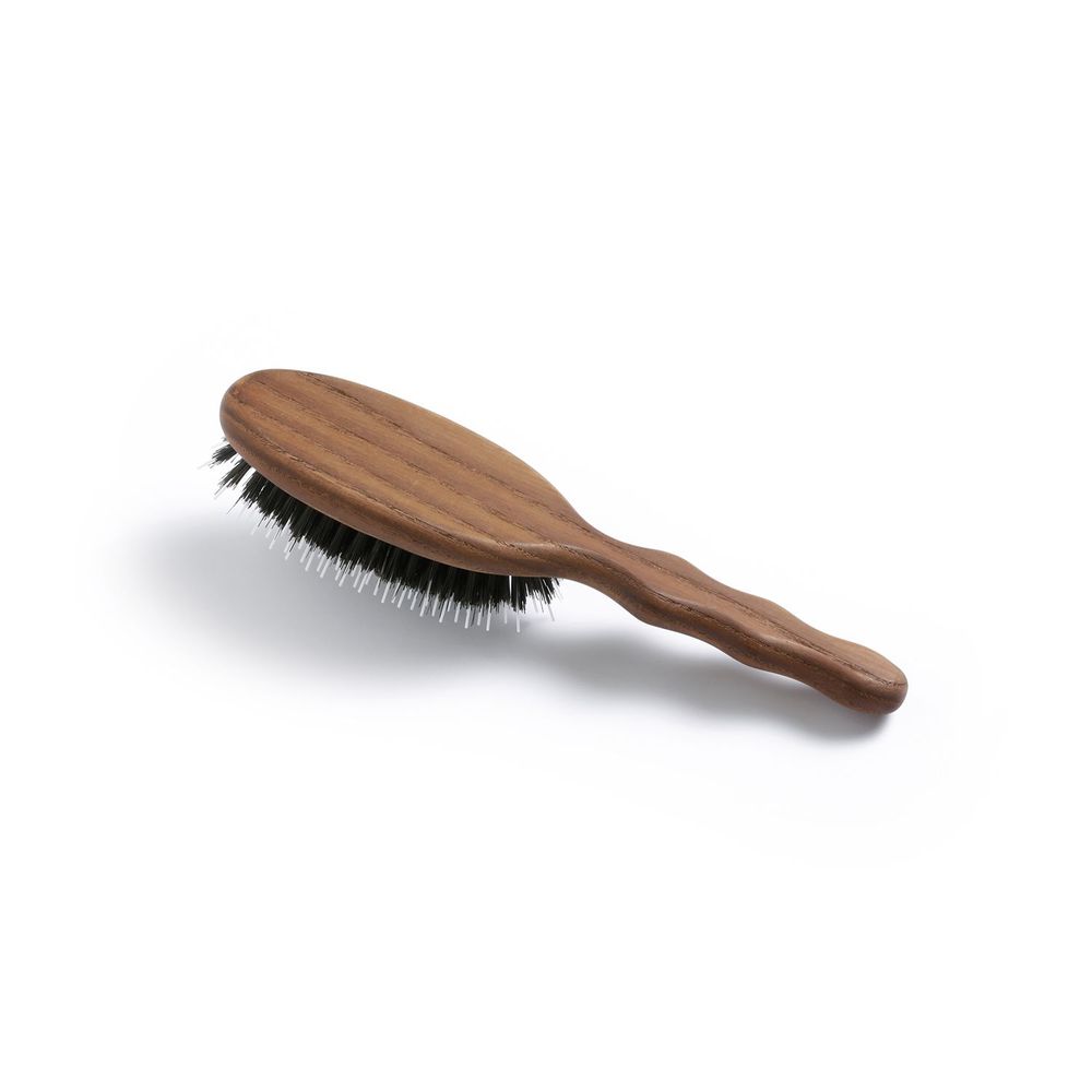 Hair accessories - 8607 Pneumatic Detangling Brush 100% wild boar hair & nylon tips - ALTESSE STUDIO