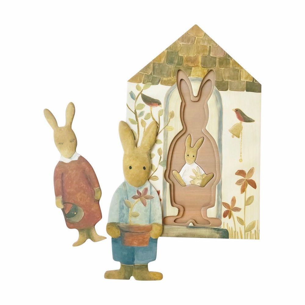 Children's games - 570039 MULTI LAYERED PUZZLE RABBITS - EGMONT TOYS