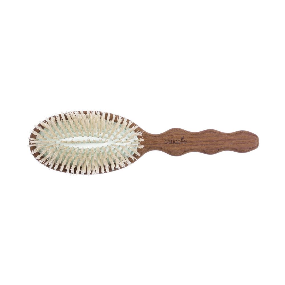 Hair accessories - 4611 100% White Silk Pneumatic Care Brush - ALTESSE STUDIO