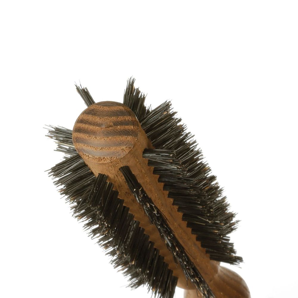Hair accessories - 8-row 100% Wild Boar Round Brush - ALTESSE STUDIO