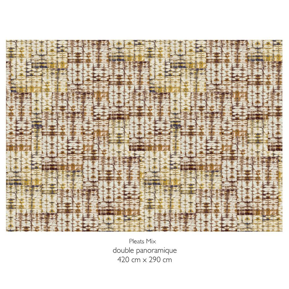 Papiers peints - Papier Peint PLEATS - Panoramique mix - LAUR MEYRIEUX COLLECTION