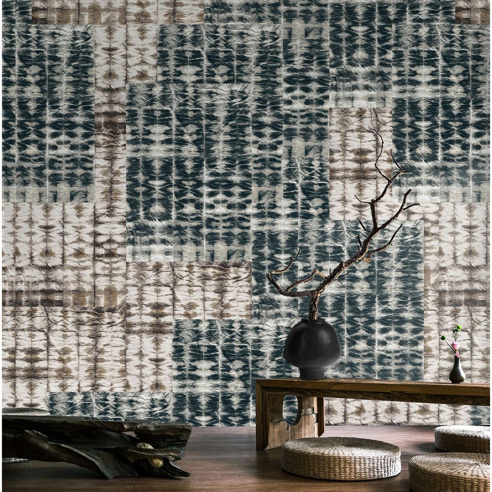 Papiers peints - Papier Peint PLEATS - Panoramique mix - LAUR MEYRIEUX COLLECTION