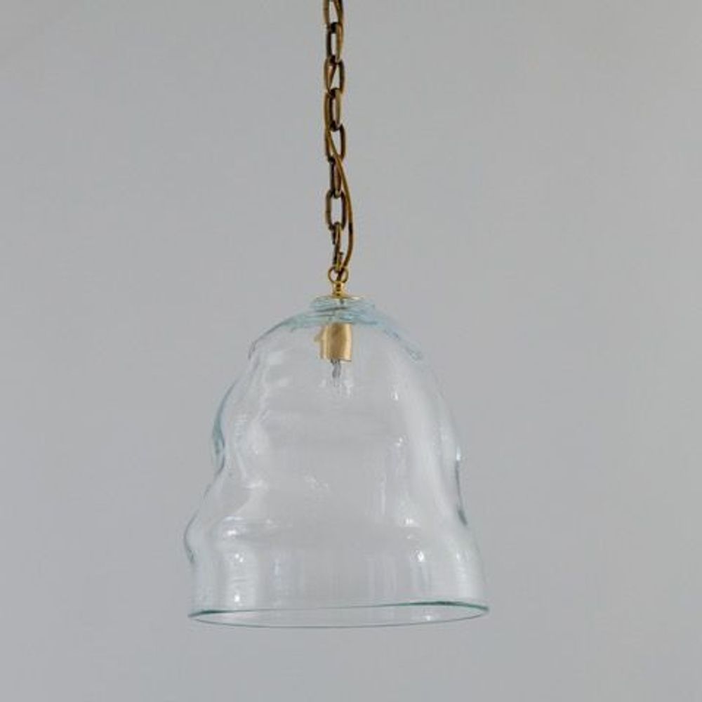 Verre d'art - Cloche lumineuse transparente - MARINA BLANCA