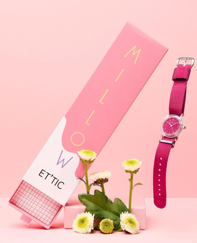 Montres et horlogerie - Montre Enfant Millow Et'Tic Framboise - MILLOW PARIS