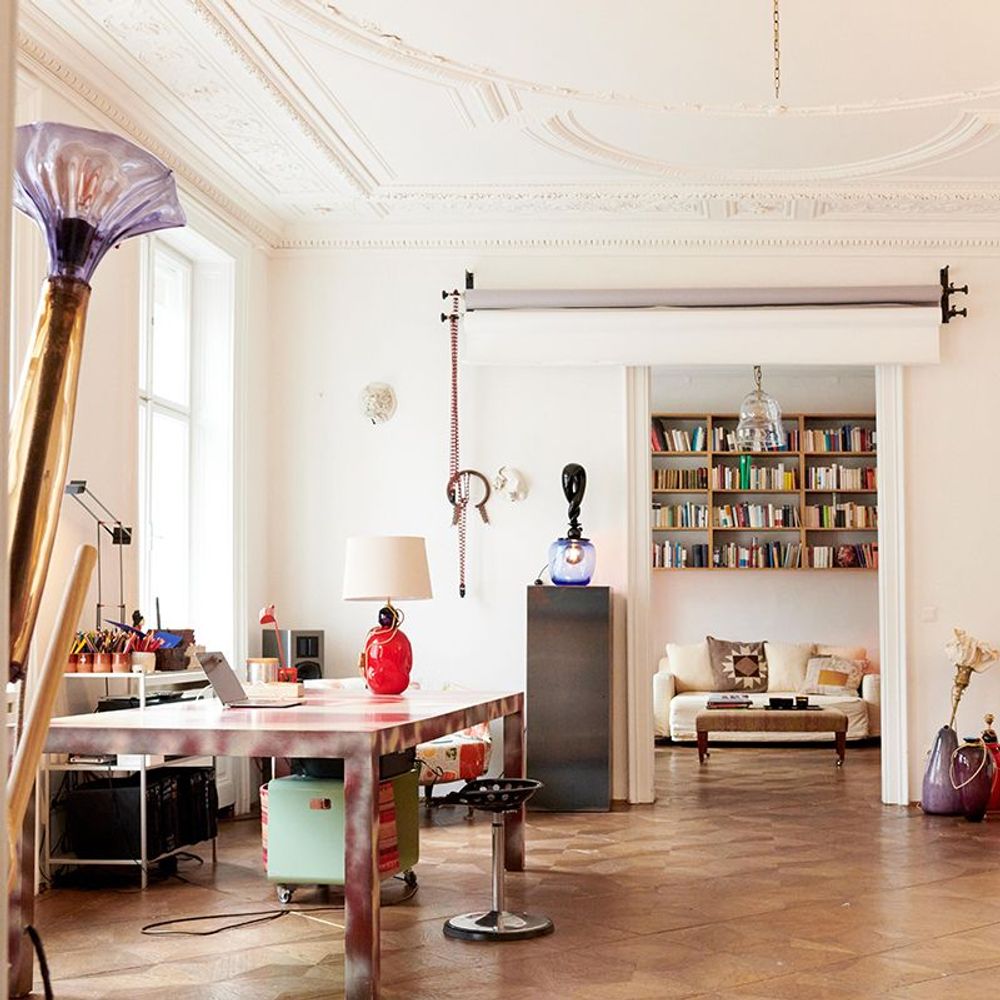 Table lamps - Avantgarde Glass lighting object - MARINA BLANCA