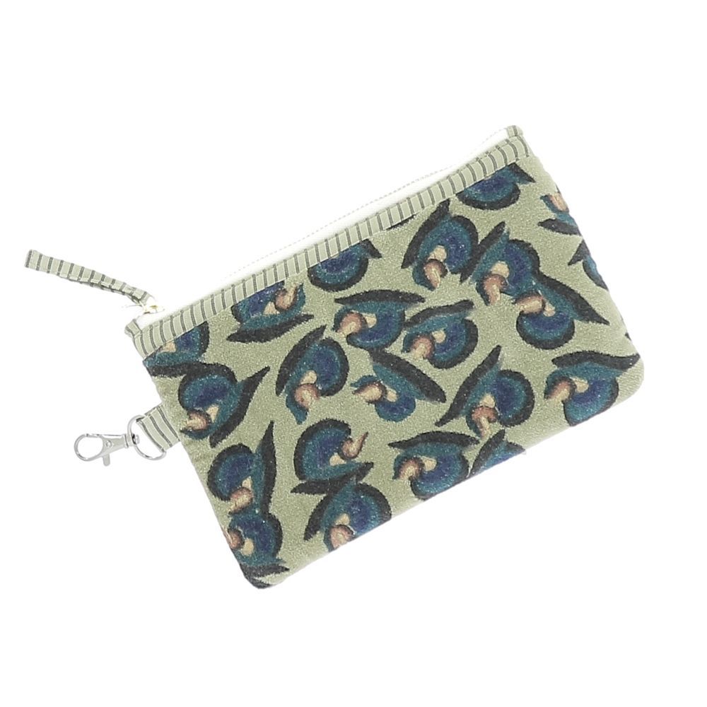 Pet accessories - ART DECO vanity pocket small 13x20 cm BEIGE - EN FIL D'INDIENNE...