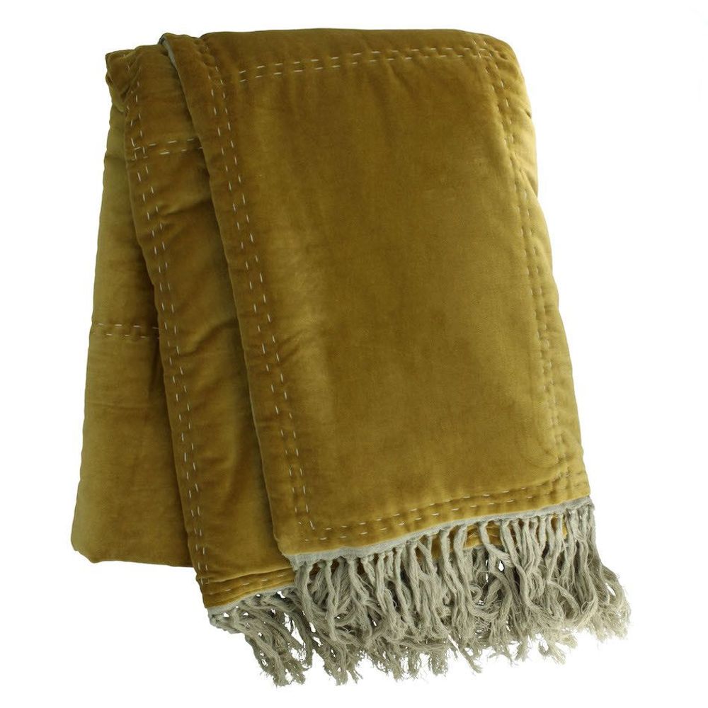 Bed linens - Boho Bedspread 240X250Cm Boho Tabac - EN FIL D'INDIENNE...
