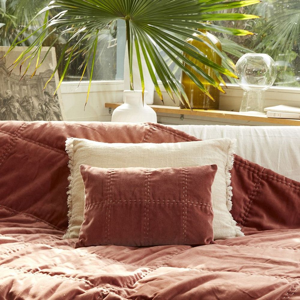 Fabric cushions - Boho Cushion Cover 30X45 Cm - EN FIL D'INDIENNE...