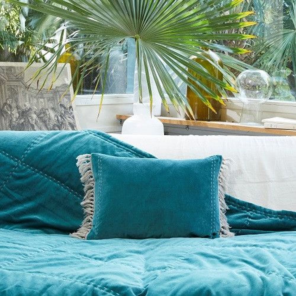 Coussins textile - BOHO Housse de Coussin 35x50 cm - EN FIL D'INDIENNE...