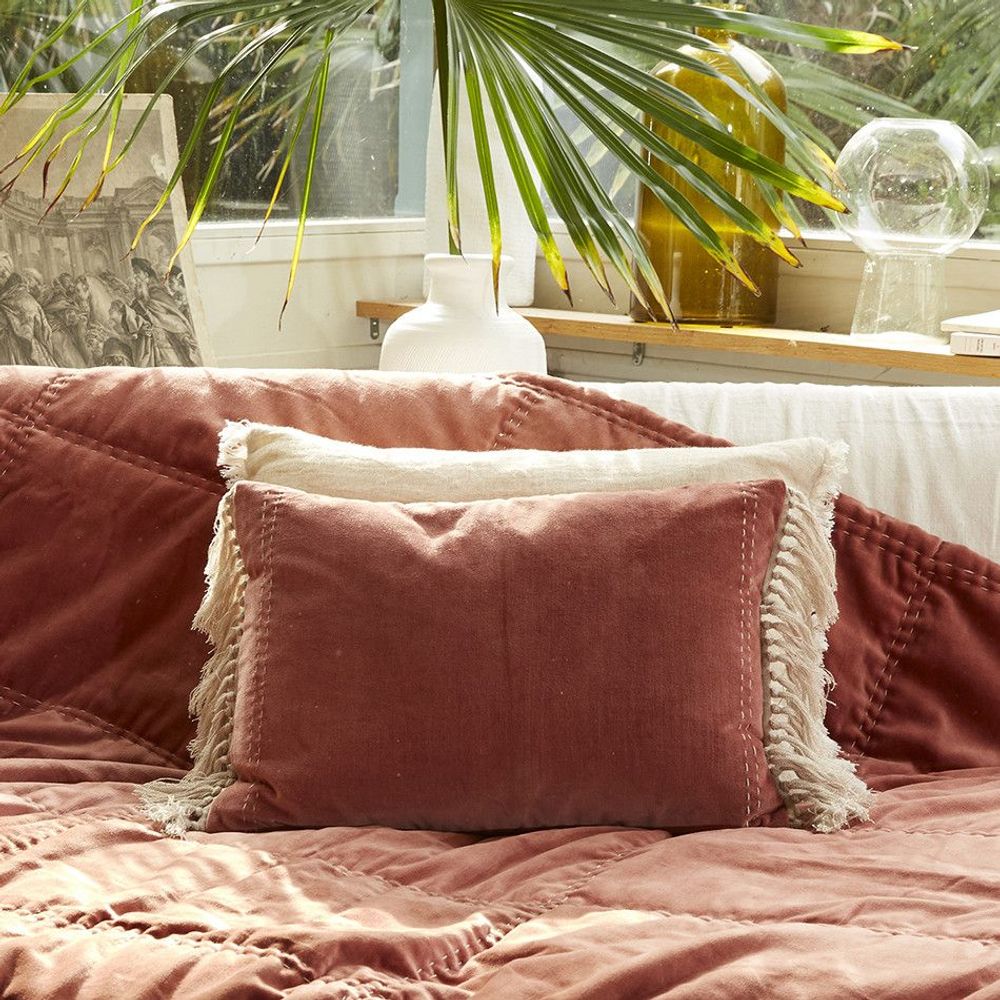 Cushions - Boho Cushion Cover 35X50 Cm - EN FIL D'INDIENNE...