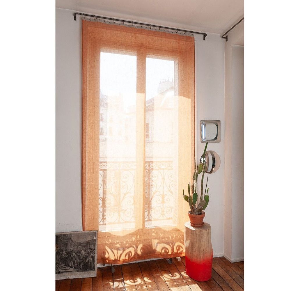 Curtains and window coverings - Brise Voil 140X280 Cm Ambre - EN FIL D'INDIENNE...