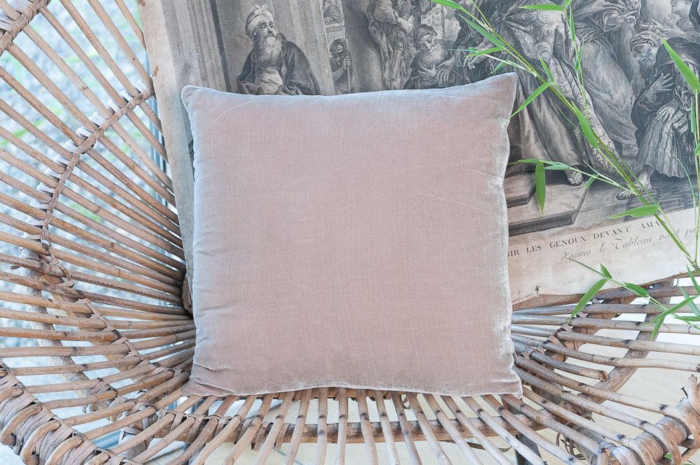 Linge de lit - FORTUNA Housse de coussin 30x30 cm - EN FIL D'INDIENNE...