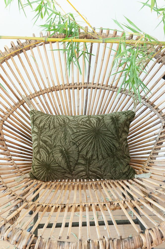Coussins textile - GOA Housse de coussin 25x35 cm - EN FIL D'INDIENNE...