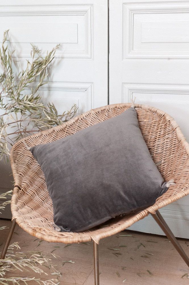 Coussins textile - LYRIC Housse de coussin 45x45 cm - EN FIL D'INDIENNE...