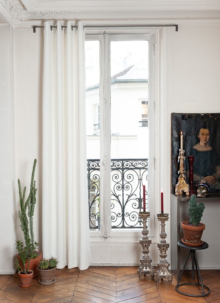 Curtains and window coverings - Lyric Curtain 135X250 Cm Lyric Ecru - EN FIL D'INDIENNE...