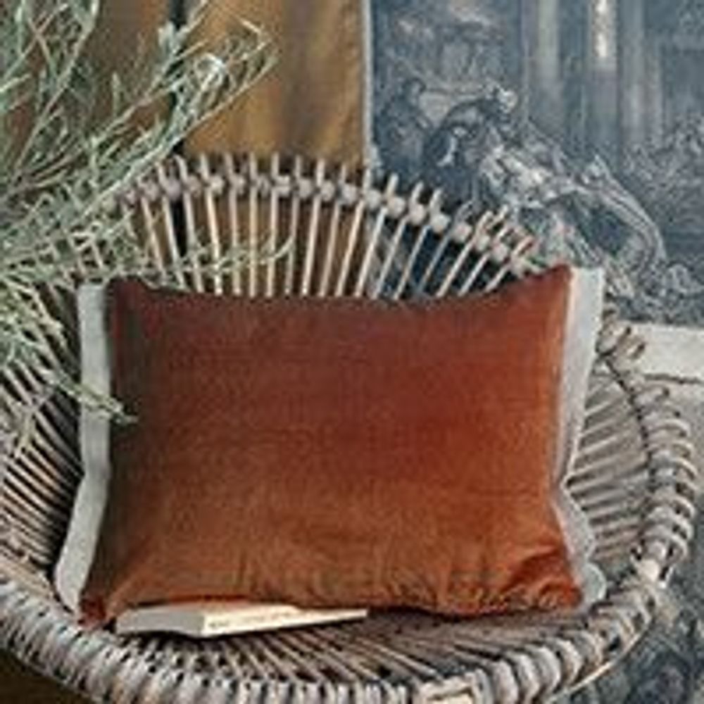 Coussins textile - MEDICIS coussin 35x50cm housse MEDICIS AMBRE - EN FIL D'INDIENNE...