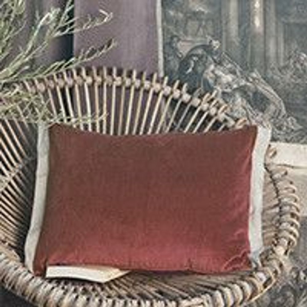 Coussins textile - MEDICIS coussin 35x50cm housse MEDICIS TERRACOTTA - EN FIL D'INDIENNE...