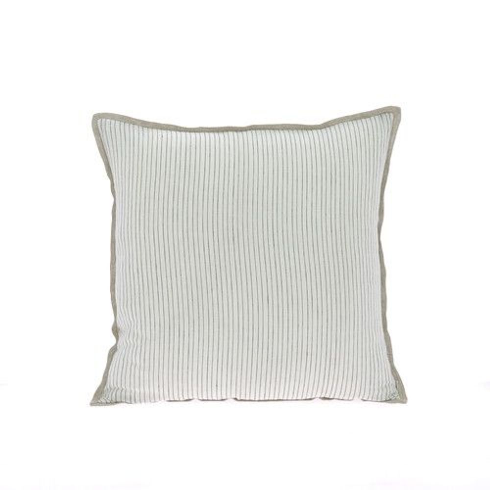 Coussins textile - PENSEE Eté Housse de coussin 45x45 cm PENSEES COTON GRIS - EN FIL D'INDIENNE...