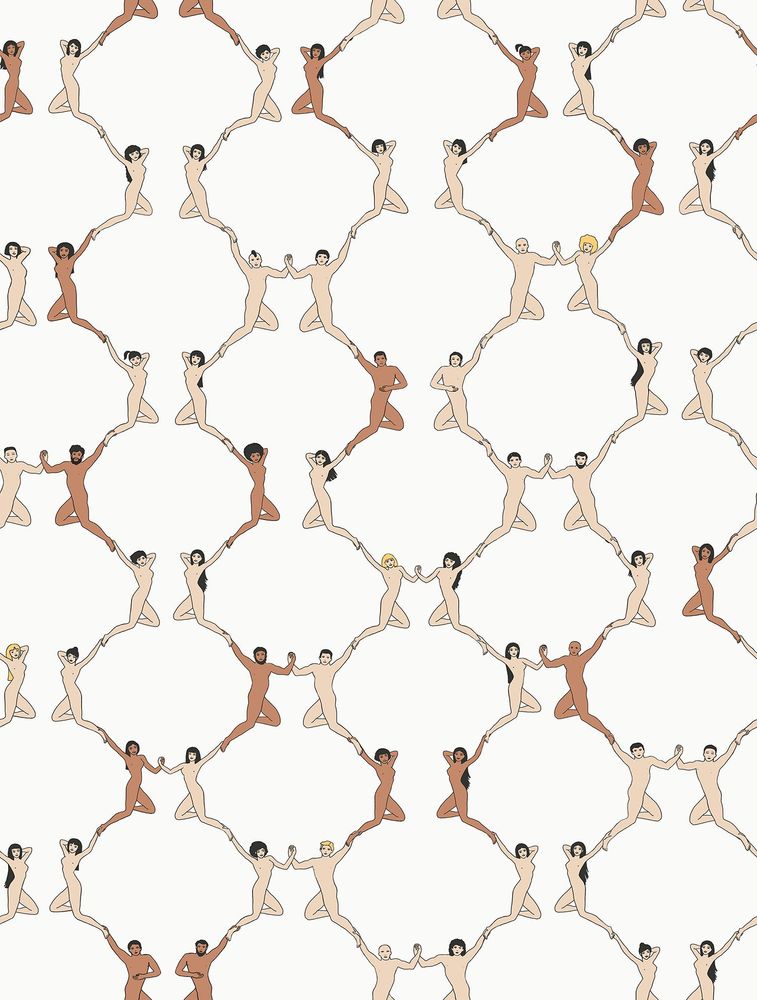 Wallpaper - One Love White-White - ICH WALLPAPER