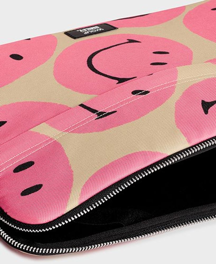 Office sets - Smiley Pink Laptop Sleeve ♻️ - WOUF