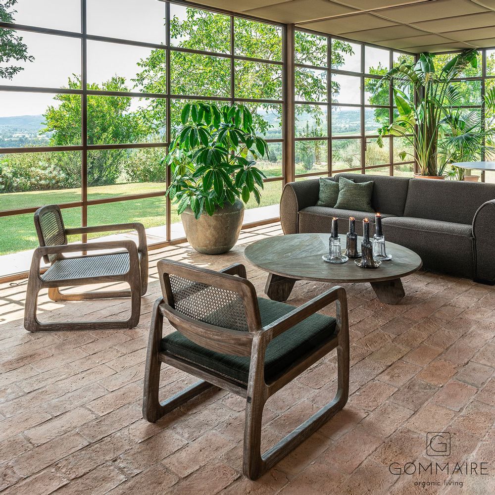 Lounge chairs - Easy Chair Sally Open Weave - GOMMAIRE