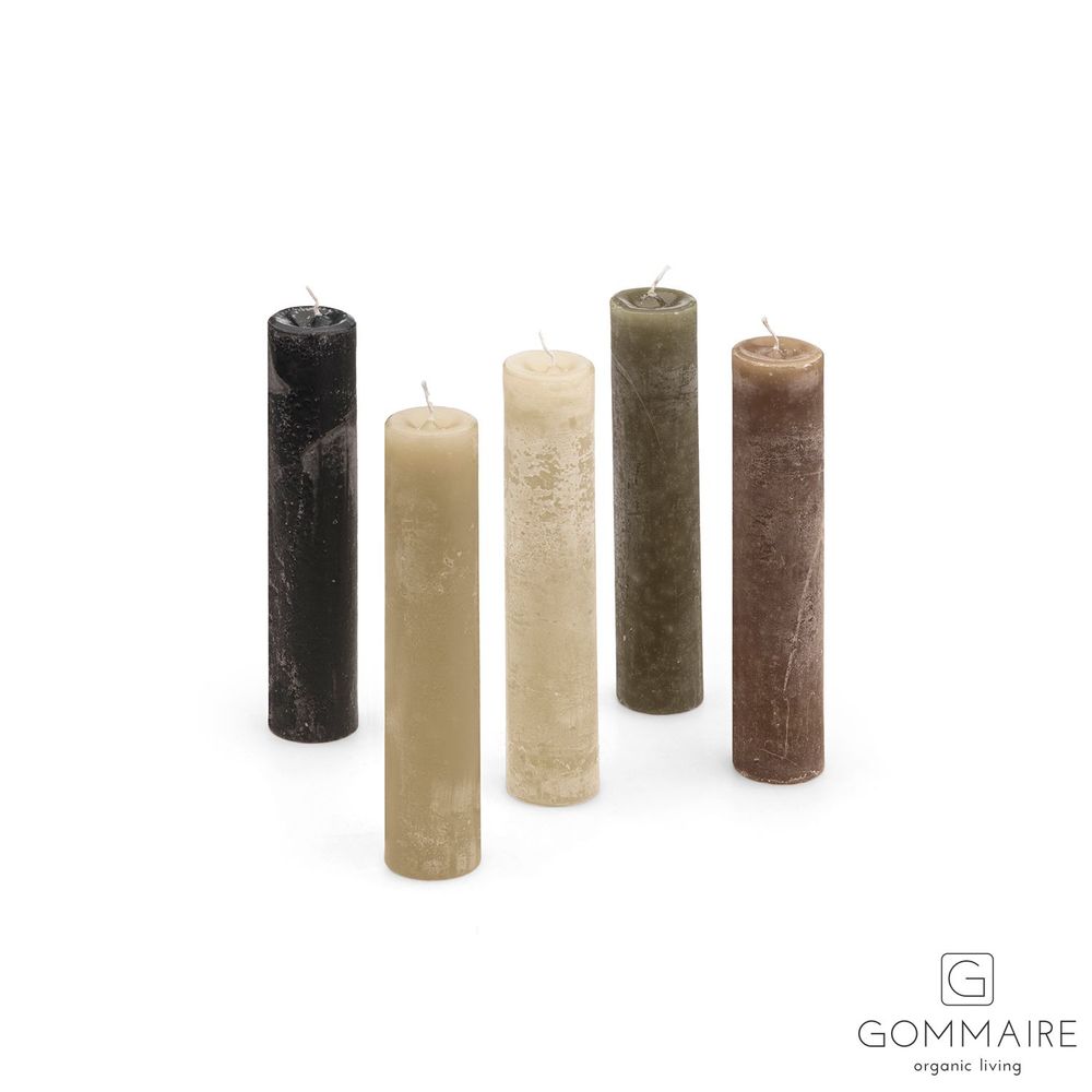 Decorative objects - Cyl. Candle D4,4 X H20 CM - GOMMAIRE