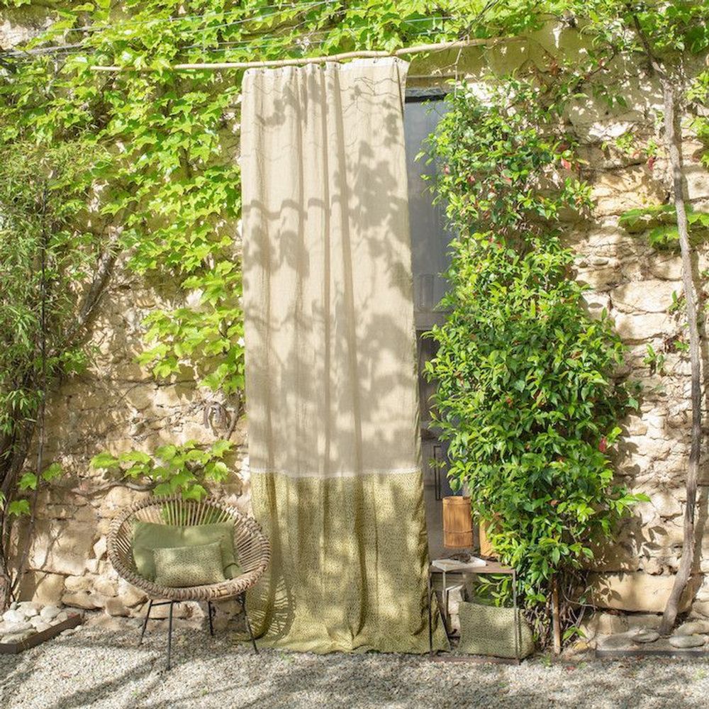Curtains and window coverings - Lierre Duo Curtain 140X300 Cm - EN FIL D'INDIENNE...