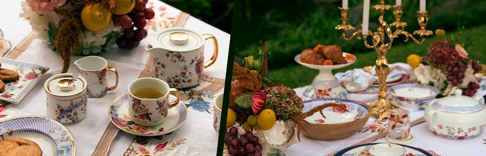 Accessoires thé et café - Victorian Romance Printed Cups - SOKA DESIGN STUDIO TABLEWARE