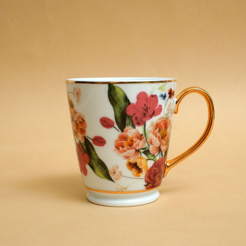 Café et thé - Victorian Romance Printed Coffee Mug - SOKA DESIGN STUDIO TABLEWARE