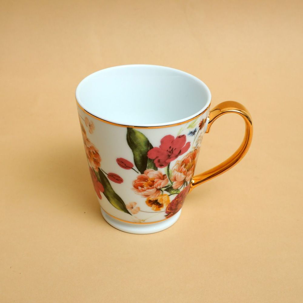 Café et thé - Victorian Romance Printed Coffee Mug - SOKA DESIGN STUDIO TABLEWARE