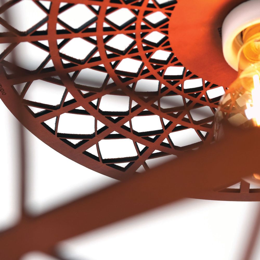 Design objects - ESSAM SUSPENSION - WHISKEY LEATHER - LULE STUDIO