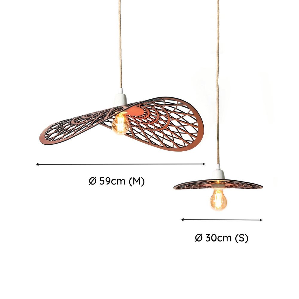 Design objects - ESSAM SUSPENSION - WHISKEY LEATHER - LULE STUDIO