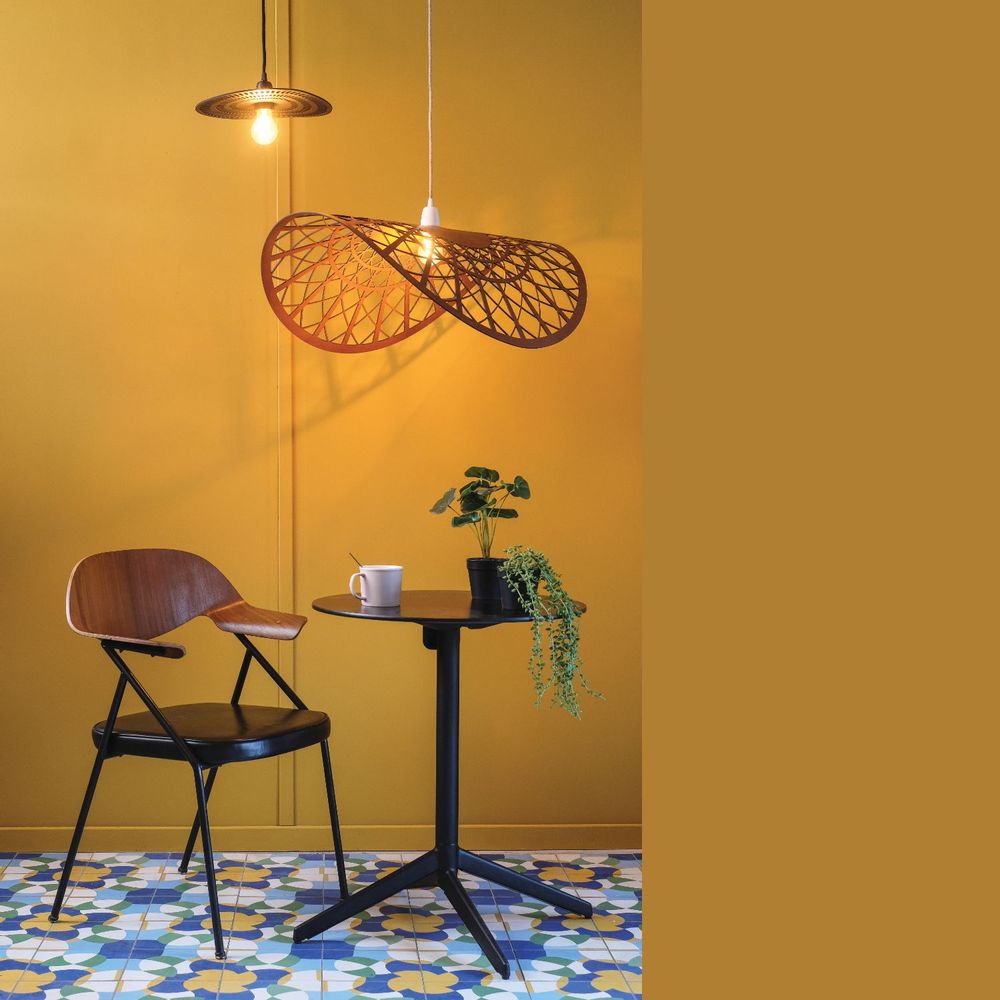 Design objects - ESSAM SUSPENSION - WHISKY OR BLACK LEATHER - large format - LULE STUDIO