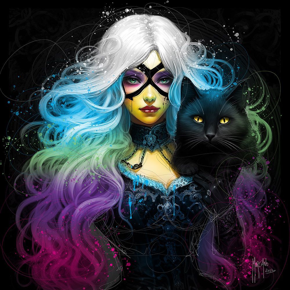 Tableaux - Chatte noire - MUUSE