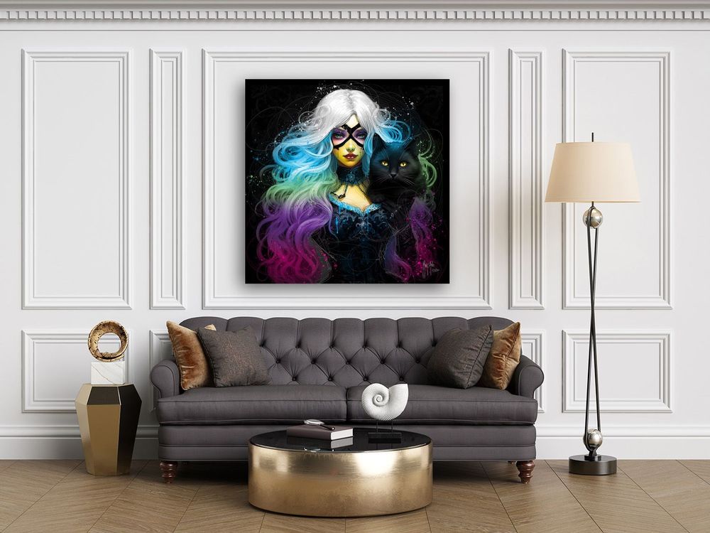 Tableaux - Chatte noire - MUUSE