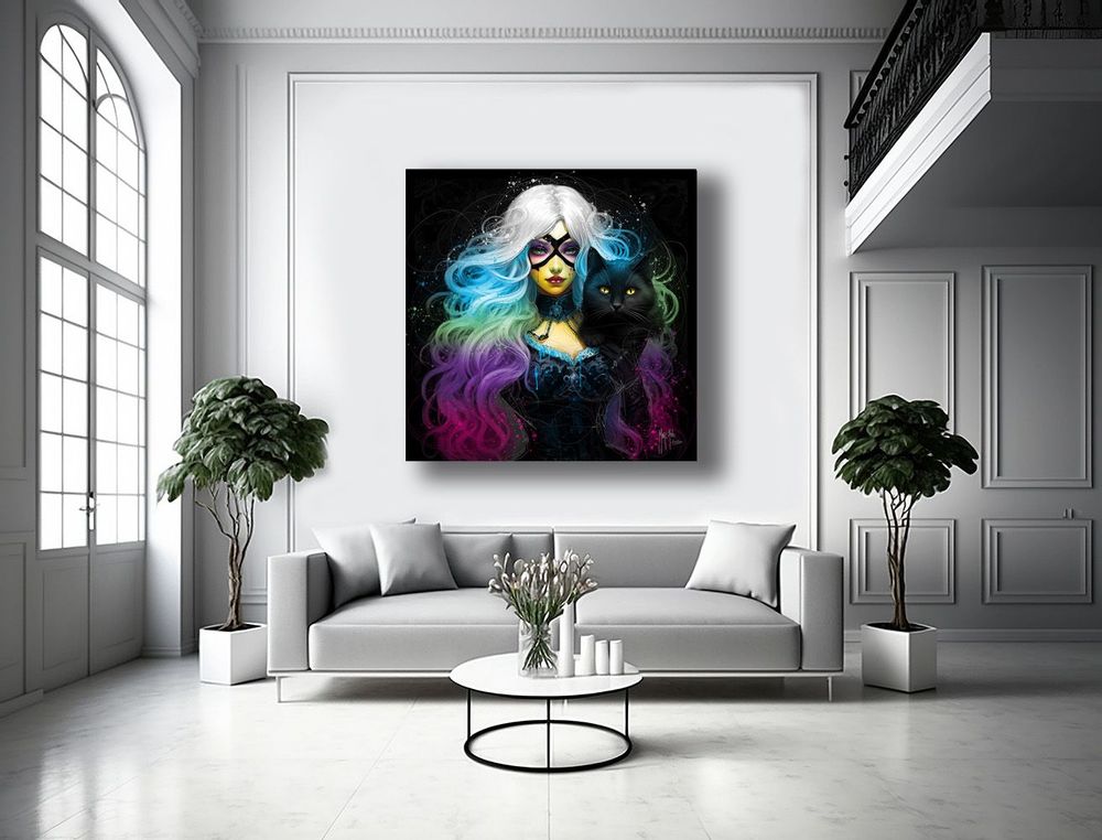 Tableaux - Chatte noire - MUUSE