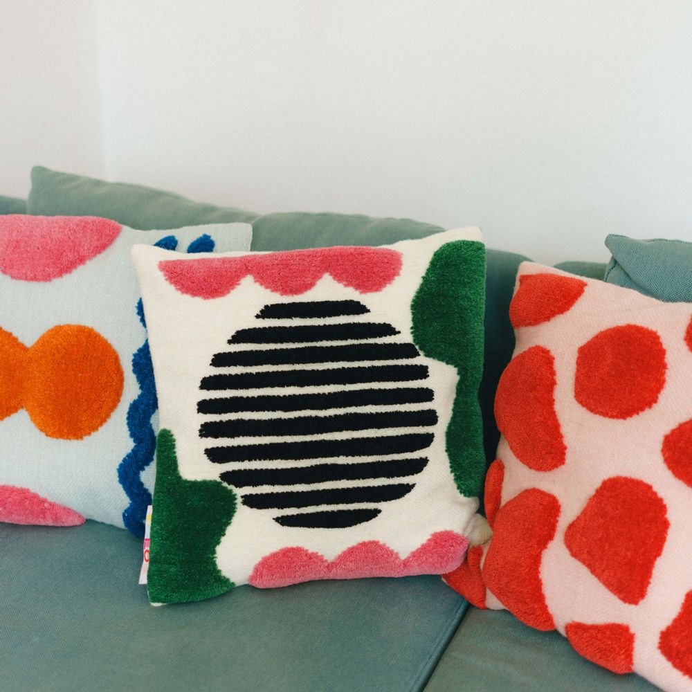 Cushions - Wild Raspberry Cushion Cover - COLORTHERAPIS