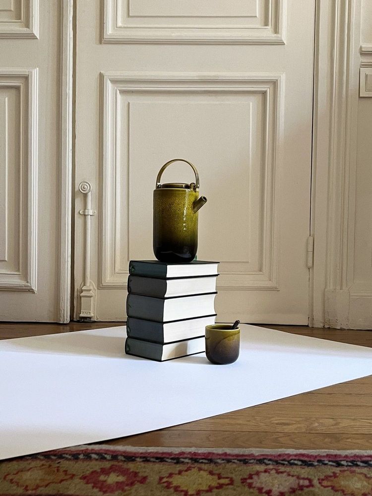 Accessoires thé et café - Théière Hoa Bien avec anse en laiton - L INDOCHINEUR X RIVÊT