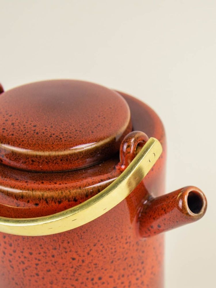 Accessoires thé et café - Théière Hoa Bien avec anse en laiton - L INDOCHINEUR X RIVÊT