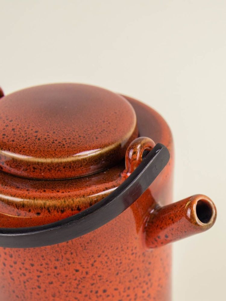 Tea and coffee accessories - Hoa Bien teapot with black brass handle - L INDOCHINEUR X RIVÊT