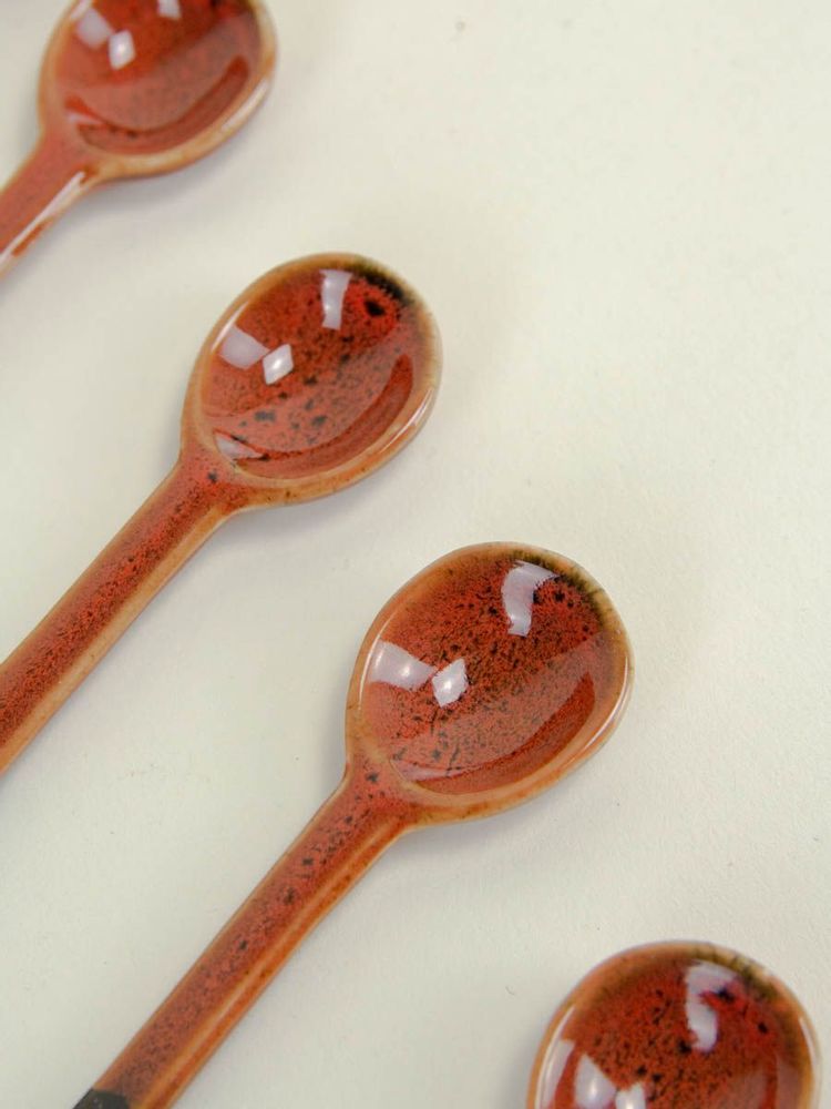 Tea and coffee accessories - Set of 6 Hoa Bien spoons - L INDOCHINEUR X RIVÊT