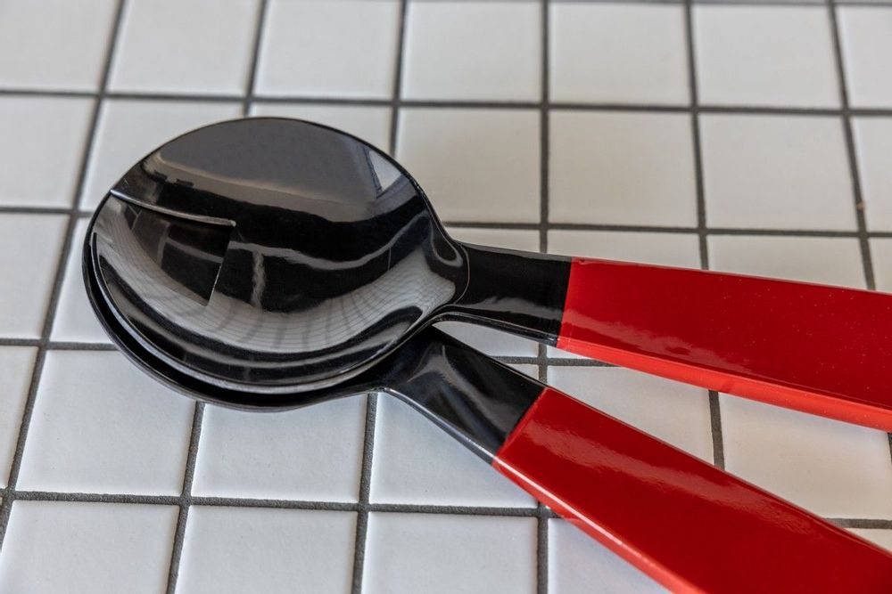 Kitchen utensils - Large horn salad servers - L INDOCHINEUR X RIVÊT