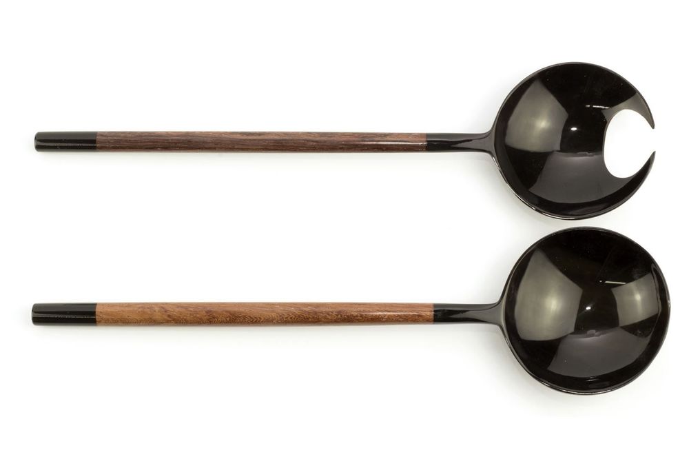 Kitchen utensils - Crab claw salad servers in horn - L INDOCHINEUR X RIVÊT