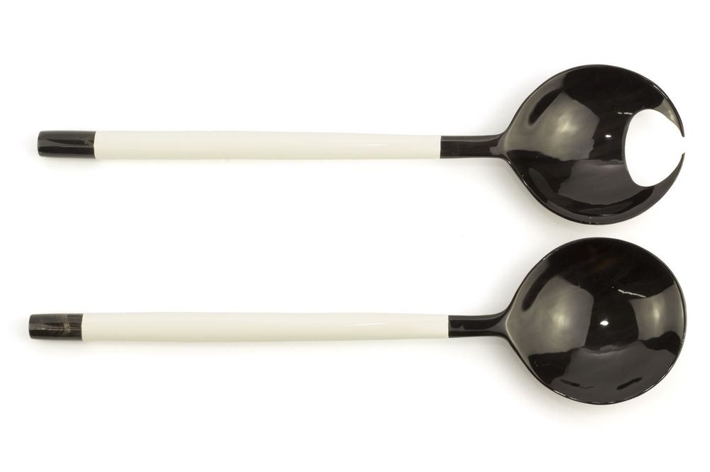 Kitchen utensils - Crab claw salad servers in horn - L INDOCHINEUR X RIVÊT